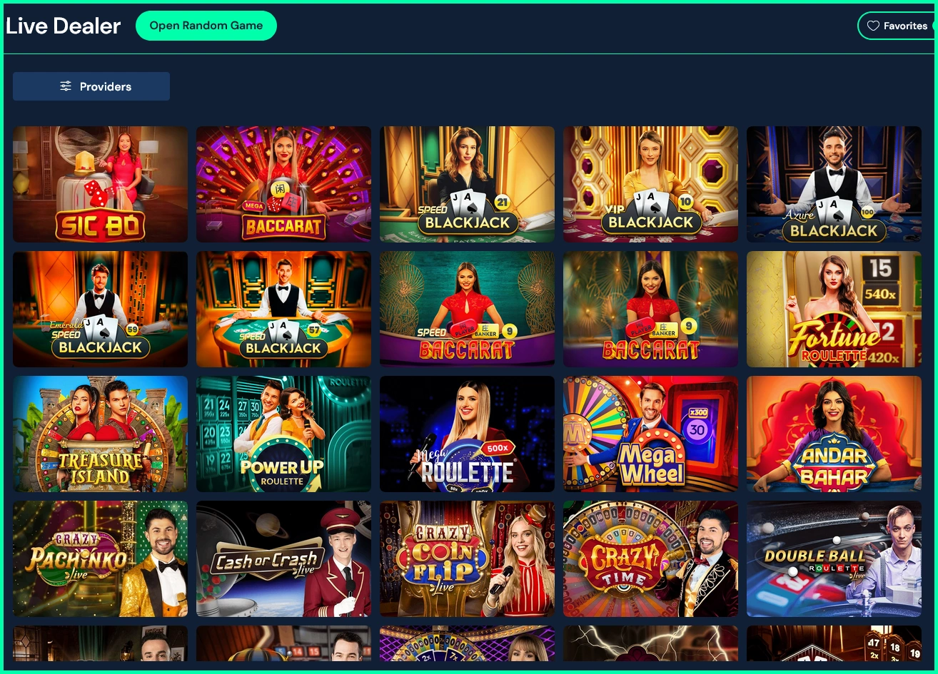 WagerPalace live dealer games in the UK with real-time casino tables and professional dealers